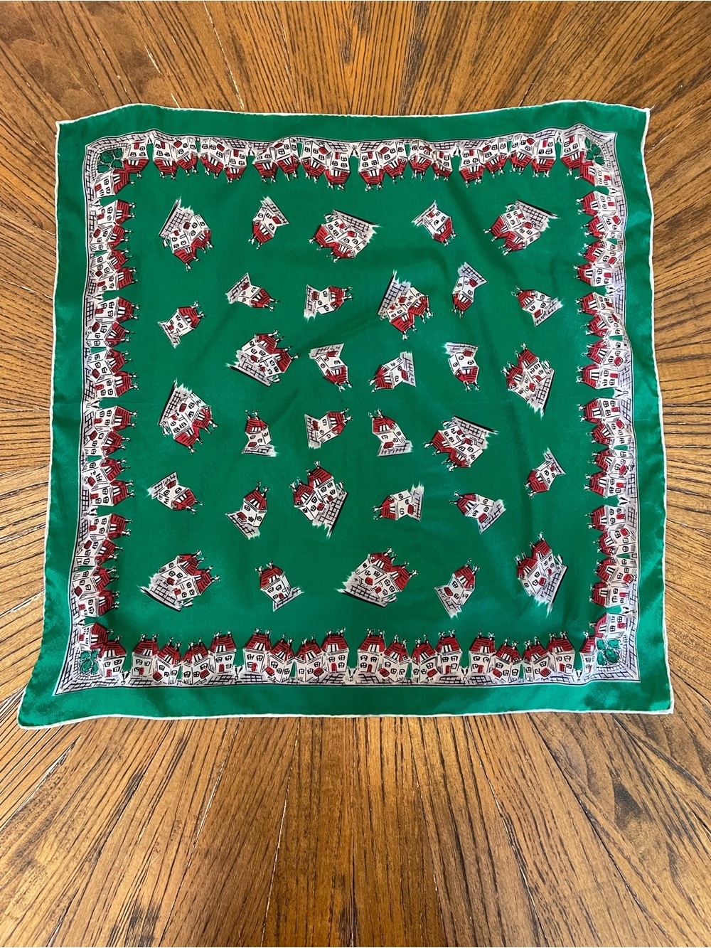 Vintage 1940’s Baar & Beards Silk Scarf Made in Occupied Japan